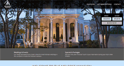Desktop Screenshot of melrosemansion.com